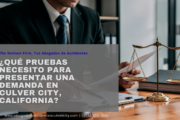 qué evidencia necesito para una demanda Culver City