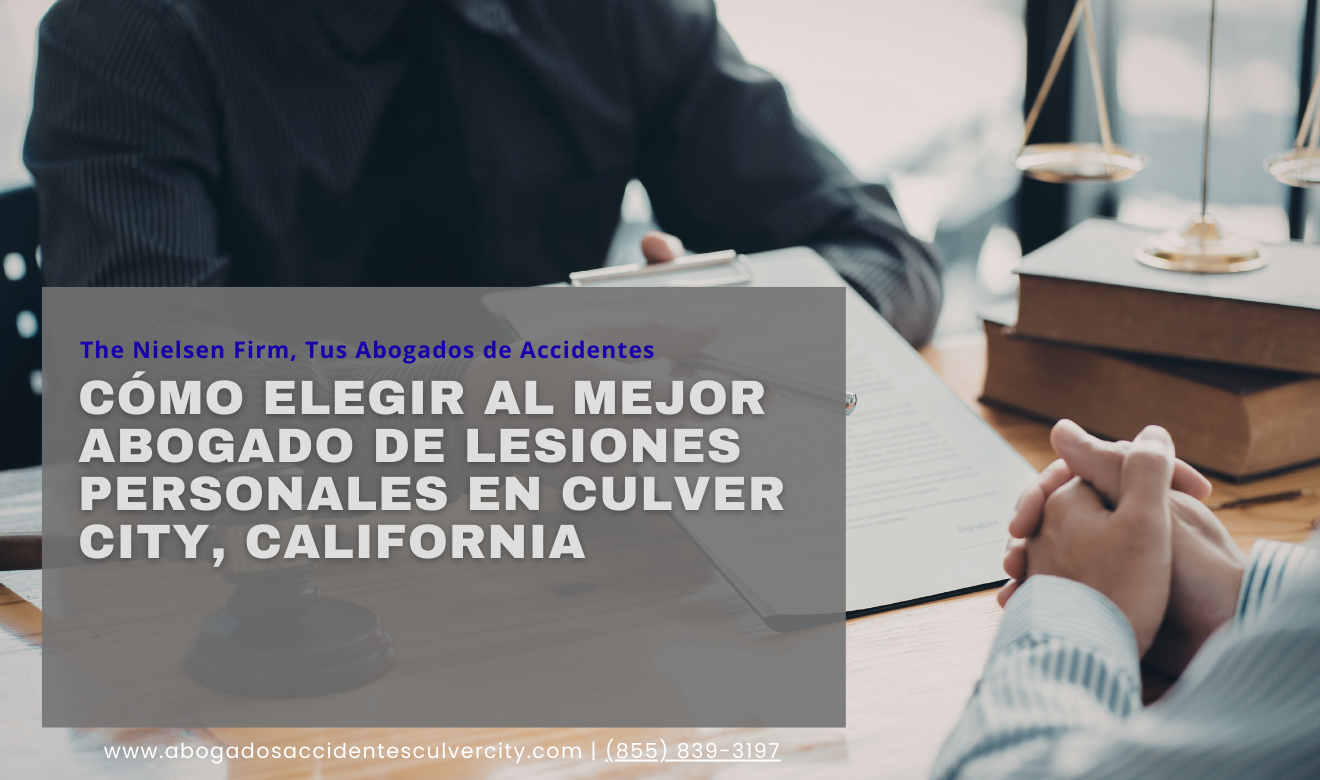 abogado lesiones negociación de acuerdo Culver City