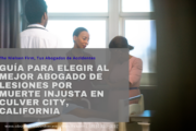 abogado lesiones por muerte injusta Culver City