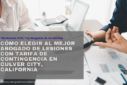 abogado lesiones tarifa contingencia Culver City