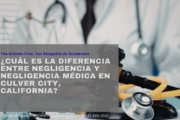 diferencia negligencia y negligencia médica Culver City