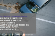 qué hacer después de un accidente Culver City