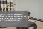 tiempo límite para presentar caso Culver City