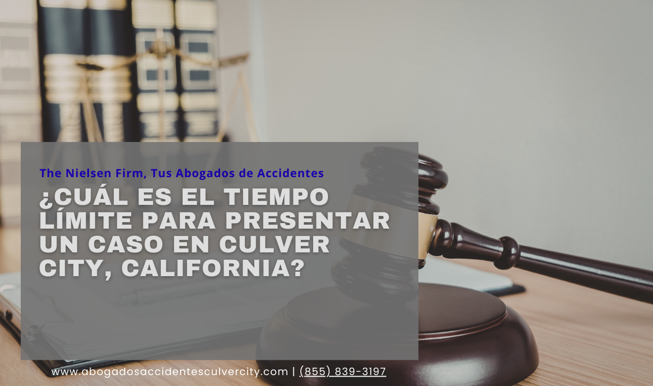 tiempo límite para presentar caso Culver City