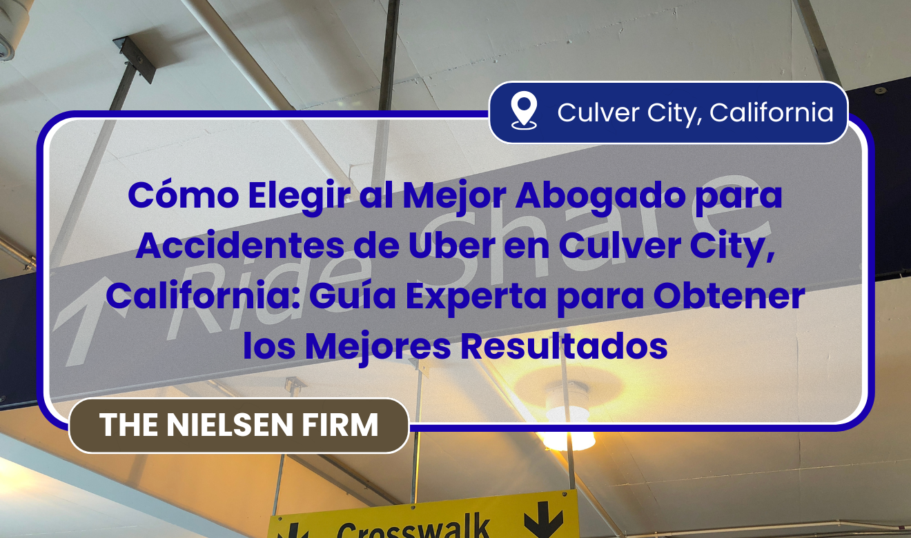 abogado para accidente de Uber en Culver City