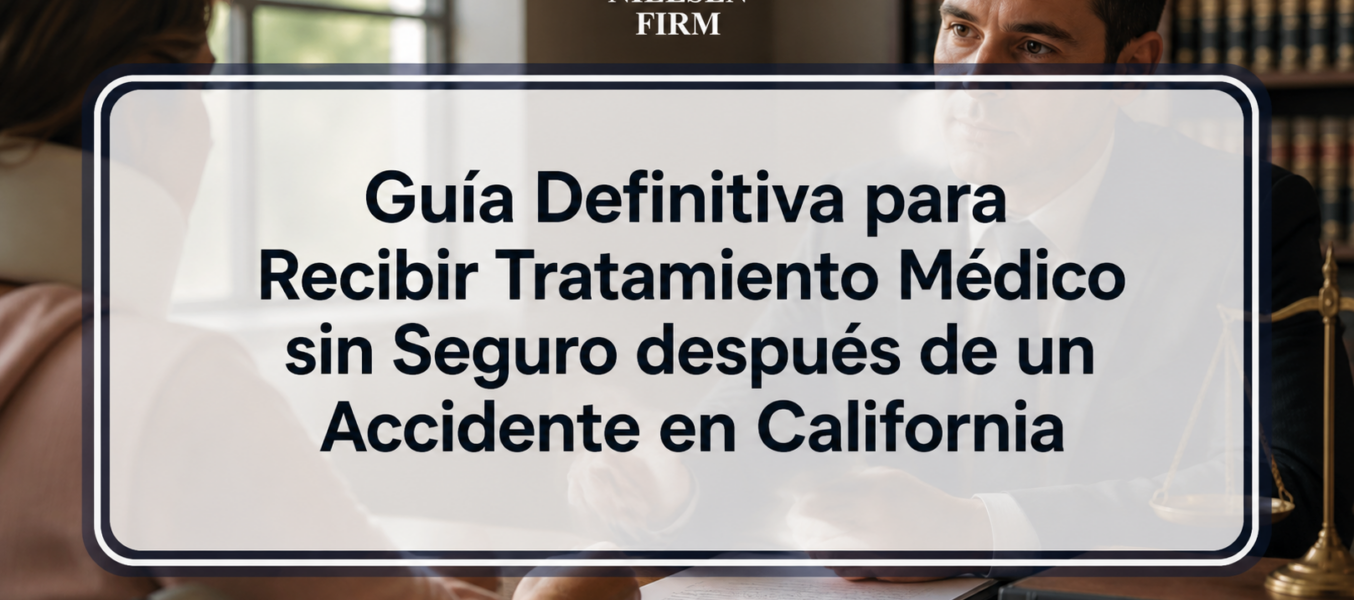 Guía Definitiva para Recibir Tratamiento Médico sin Seguro después de un Accidente en California
