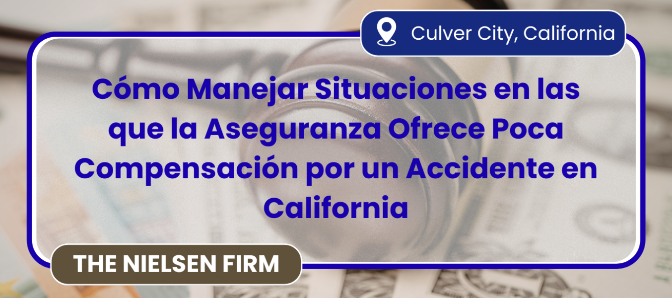 Cómo Manejar Situaciones en las que la Aseguranza Ofrece Poca Compensación por un Accidente en California