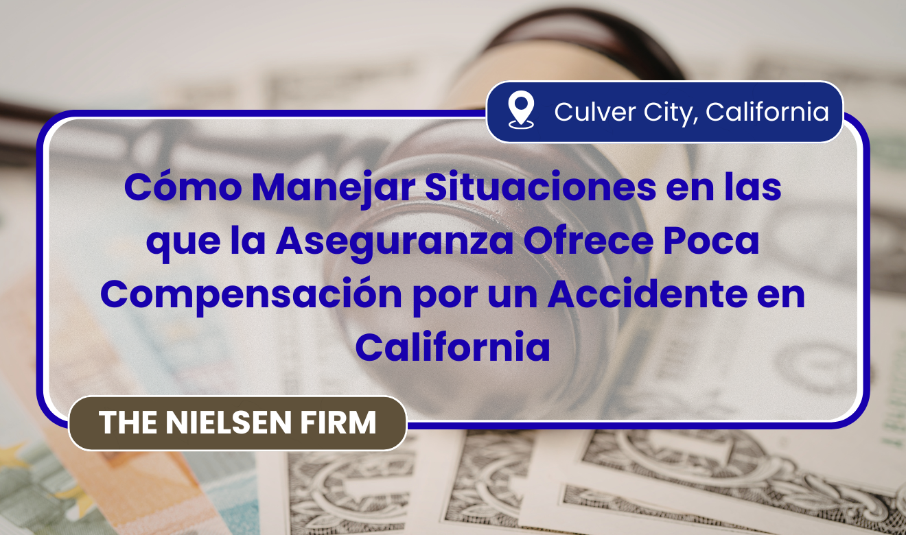la aseguranza me ofrece poco dinero por mi accidente
